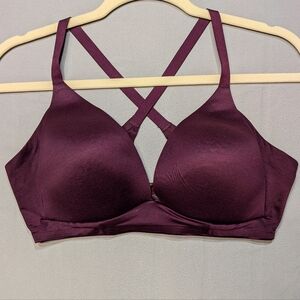 Aerie Sunnie Wireless Cross back Bralette Sz 36D